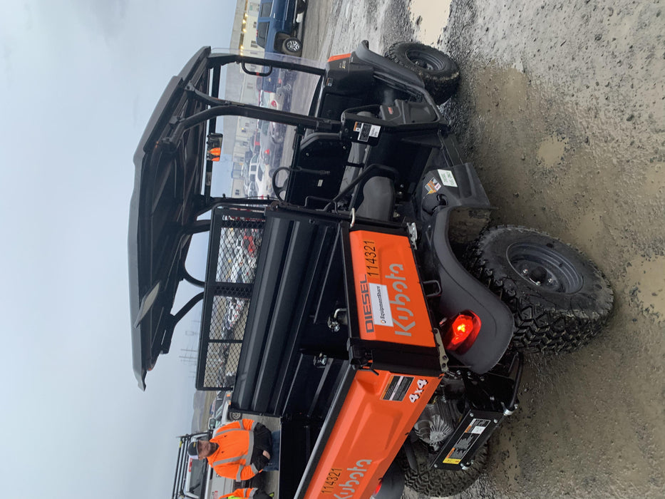 2020 Kubota RTV-X1140W-H Canopy, 4-Seater, Diesel, Windshield Acrylic Clear, Strobe Light, Backup Alarm