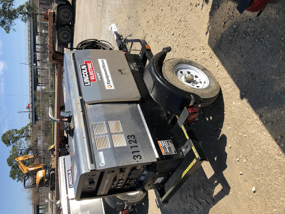 2019 Lincoln Electric Vantage 322 Welder Ready-Pak 3, Two wheel trailer, Fender and Light kit, Cable Rack
