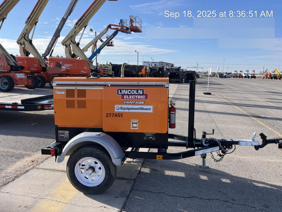 2022 Lincoln Electric LE400 Kubota V1505, Trlr, Cable Rack, Light Kit, ES Decals, T3