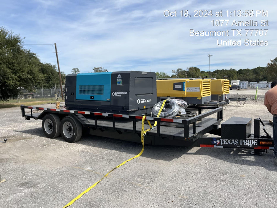 2024 TEXAS PRIDE TRAILERS 18'-20' Lowboy Sand Blasting Unit