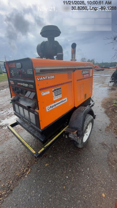 2022 Lincoln Electric Vantage 549X Crosslink Technology, Trailer Mounted, ES Decals, T3