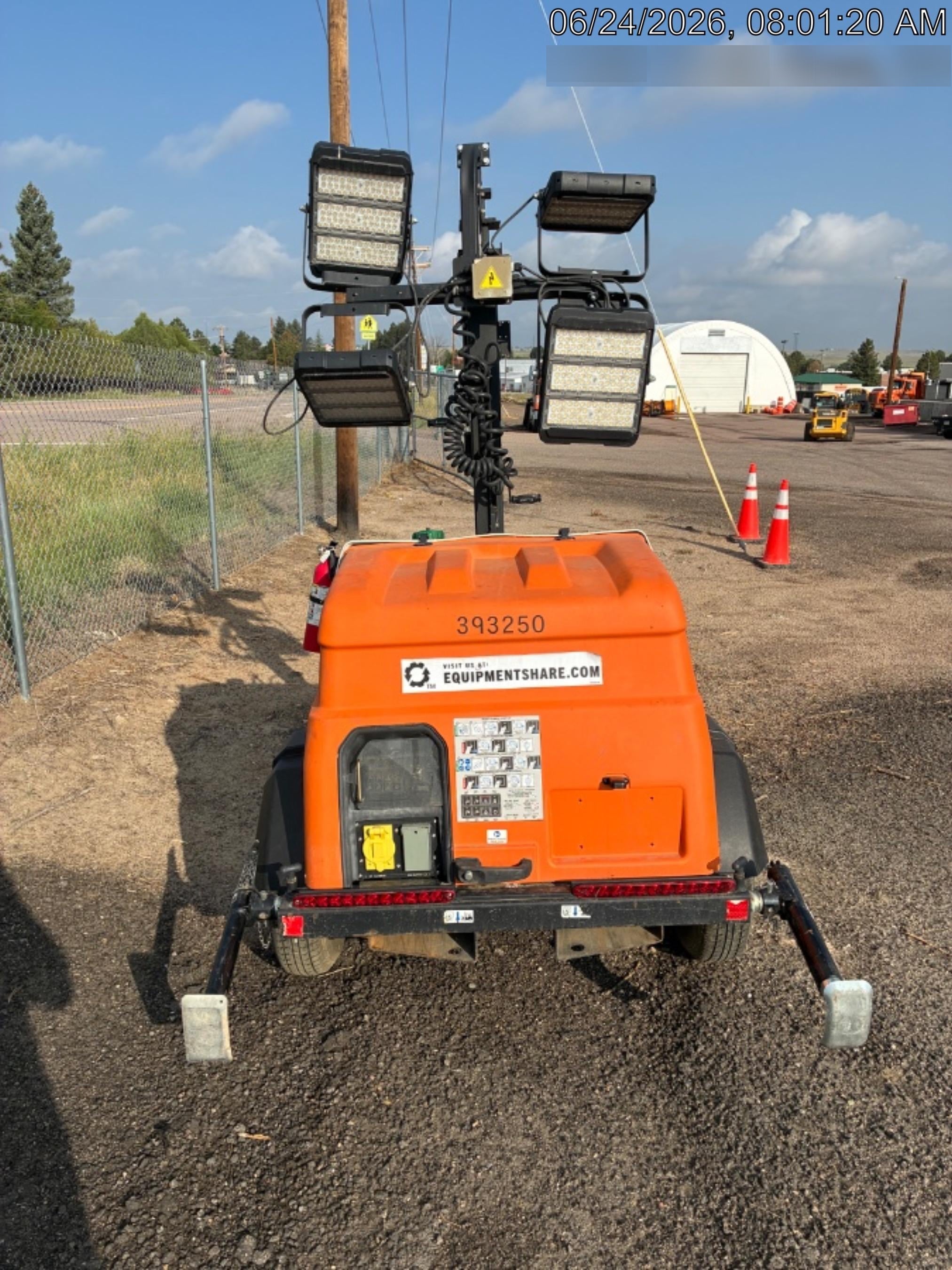 2024 Generac MLT2 Diesel, Flex Switch 120V Input, Powerzone Controller, 
(4) 320W LED Lights, 4kW Generator, 39.9 Gal Fuel Tank, 2" Ball, T3
