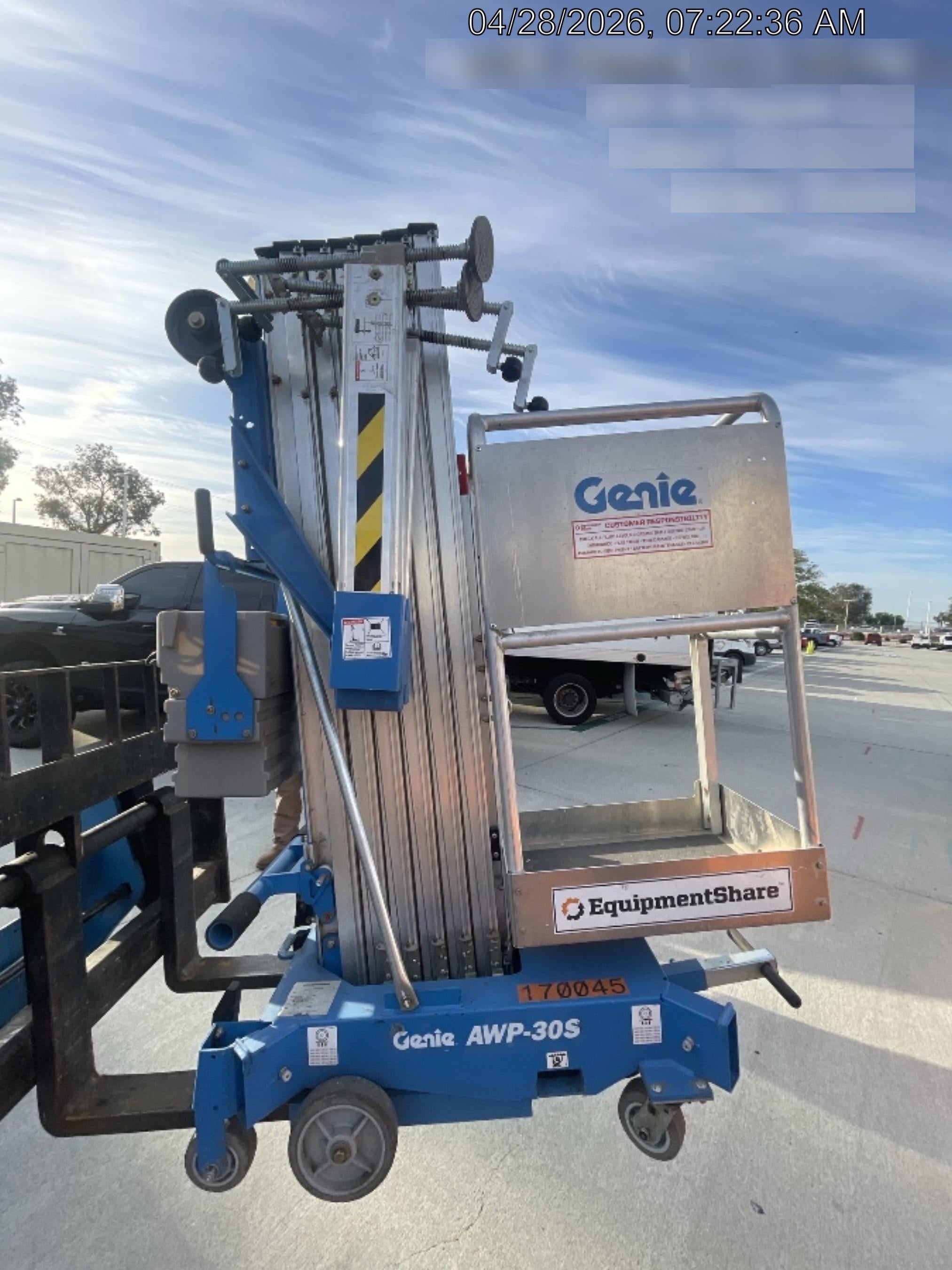 2021 GENIE AWP-30S DC