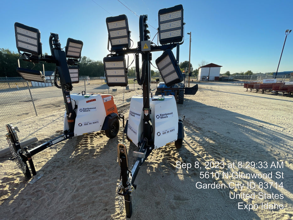 2023 Generac MLT2 Diesel, Flex Switch 120V Input, Powerzone Controller, (4) 320W LED Lights, 4kW Generator, 39.9 Gal Fuel Tank, 2" Ball, T3