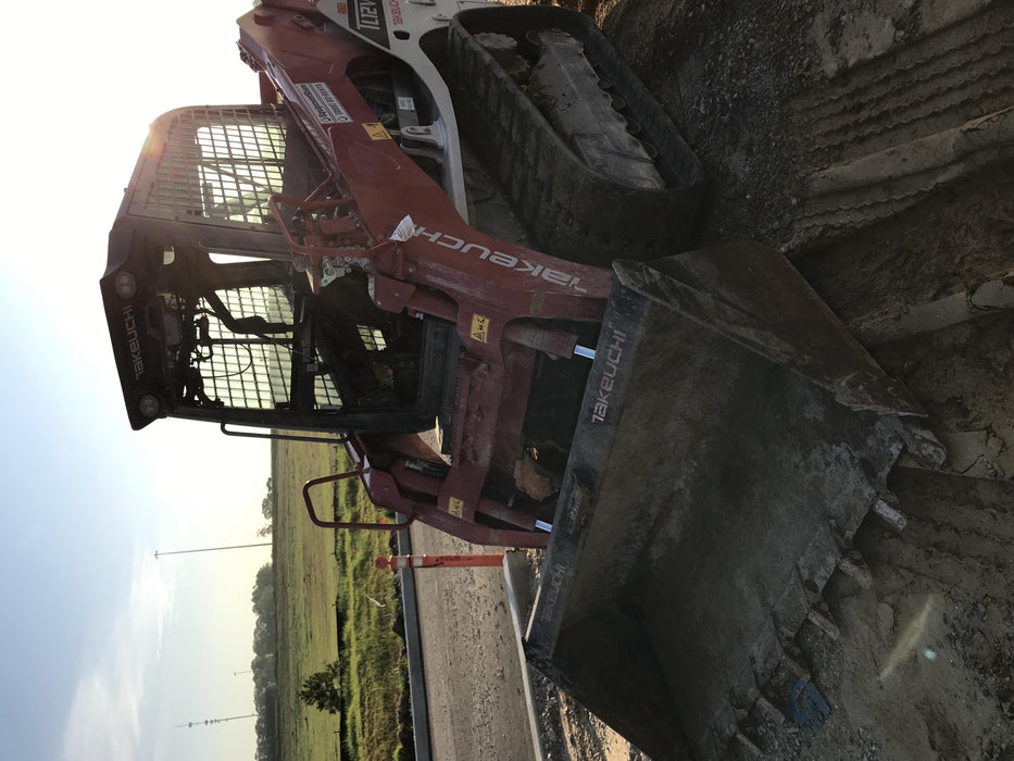 2019 Takeuchi TL12V2C Cab/Heat/AC, Back-up Alarm, Hydraulic QC w/80" HD Tooth Bucket