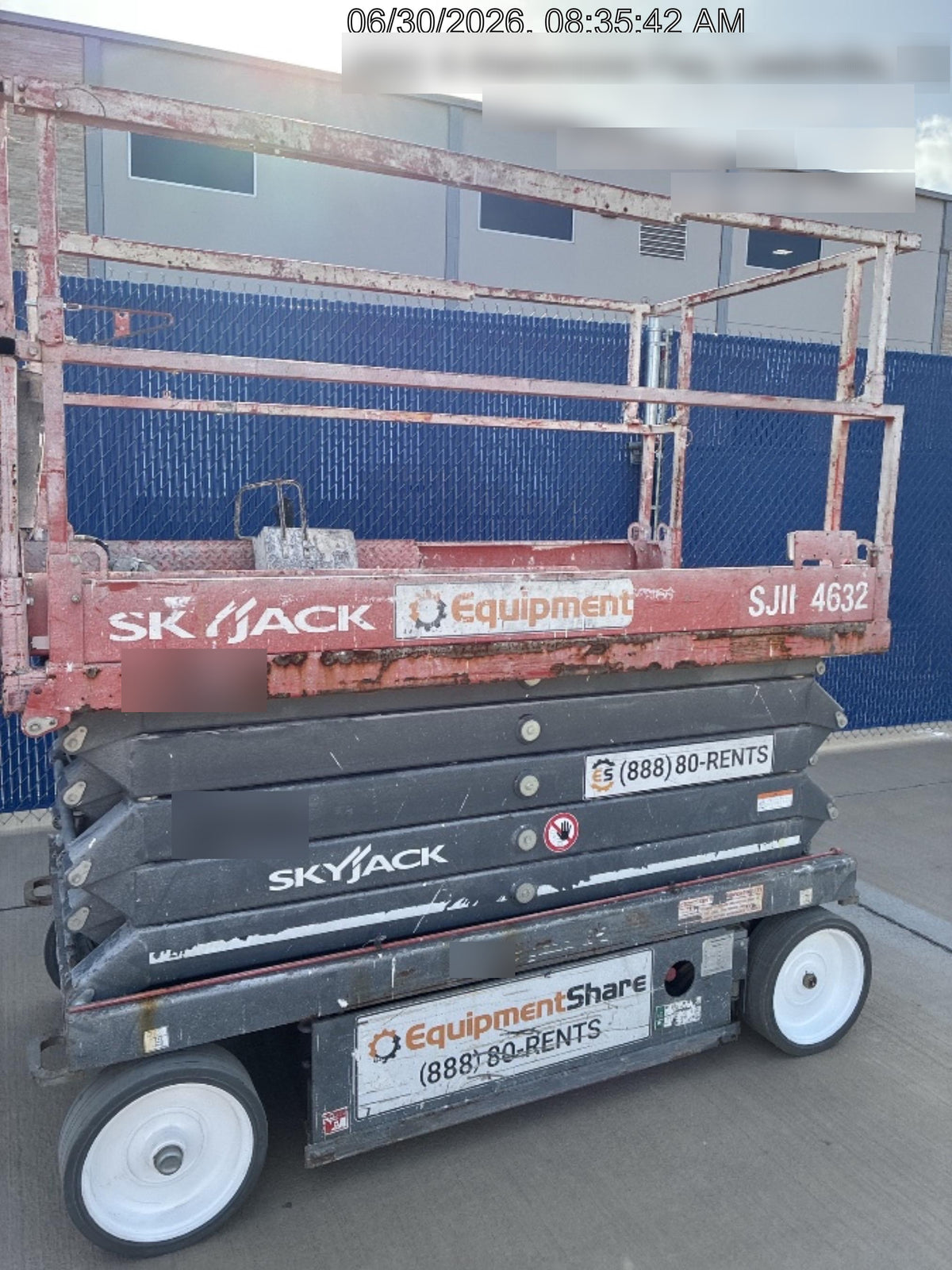 2018 Skyjack SJIII-4632 SJIII4632 Battery