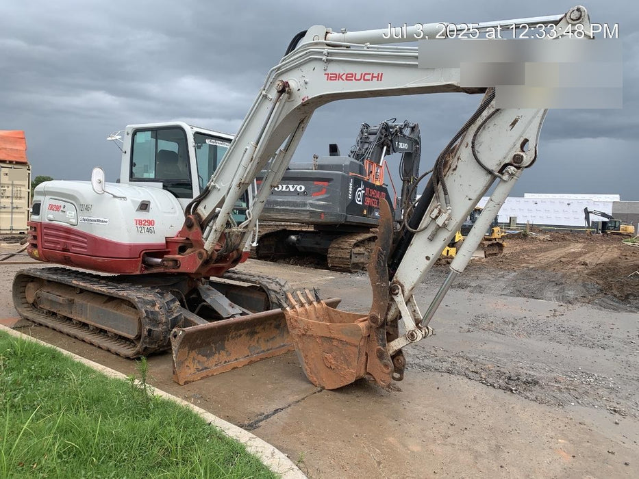 2020 Takeuchi TB290C Cab/Heat/Air, Rubber Tracks, Manual TAG QC