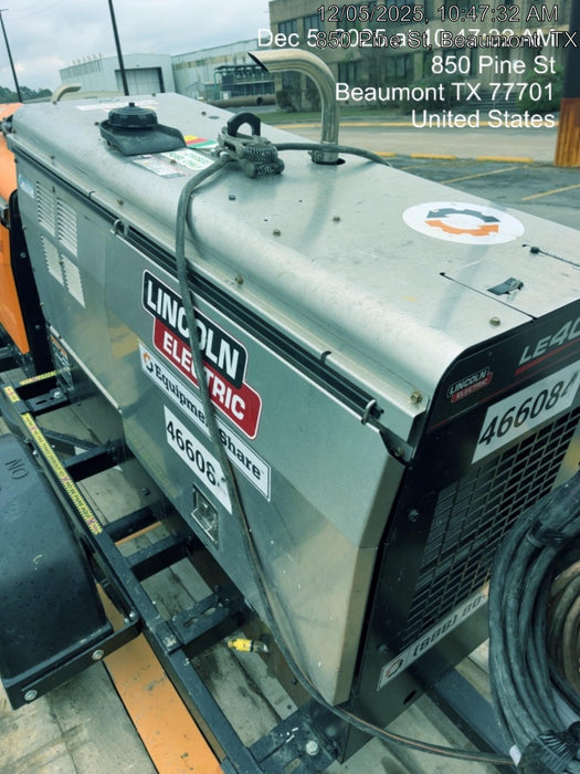 2024 Lincoln Electric LE400 Kubota V1505, Trlr, Cable Rack, Light Kit, ES Decals, T3