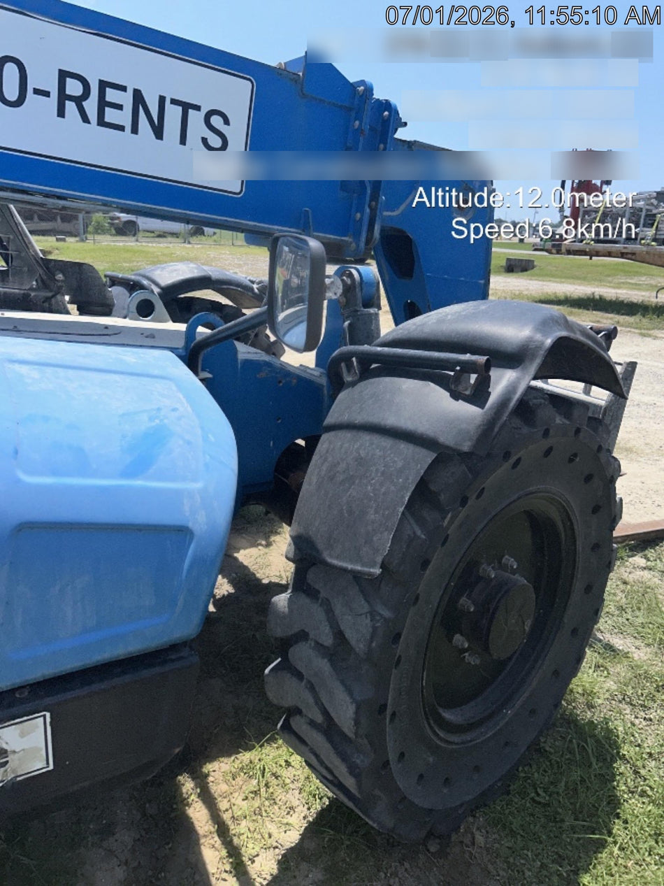 2019 Genie GTH-636 Canopy, Solid RT Tires, LED Work Lights, Beacon 60" QA Carriage, 48" Forks