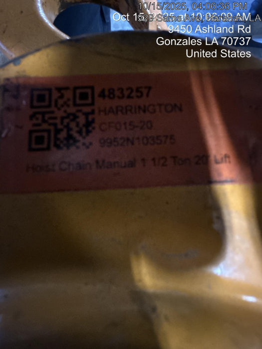 2024 HARRINGTON CF015-20