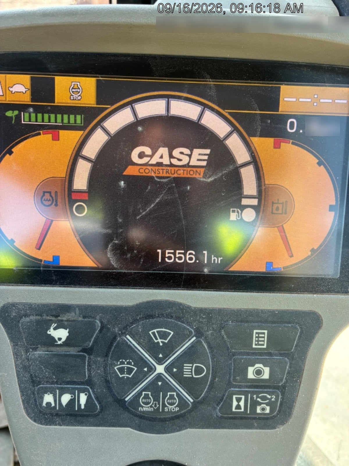 2015 Case CX80C CLOSED CAB, A/C, RUBBER TRACKS PADS, 7'-2" ARM