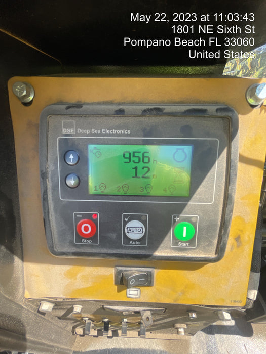 2022 Allmand NLV3GR (4) LED Light Fixture 350W, 23' Vertical Mast, 3kW Prime, Towable, ES Decals, T3