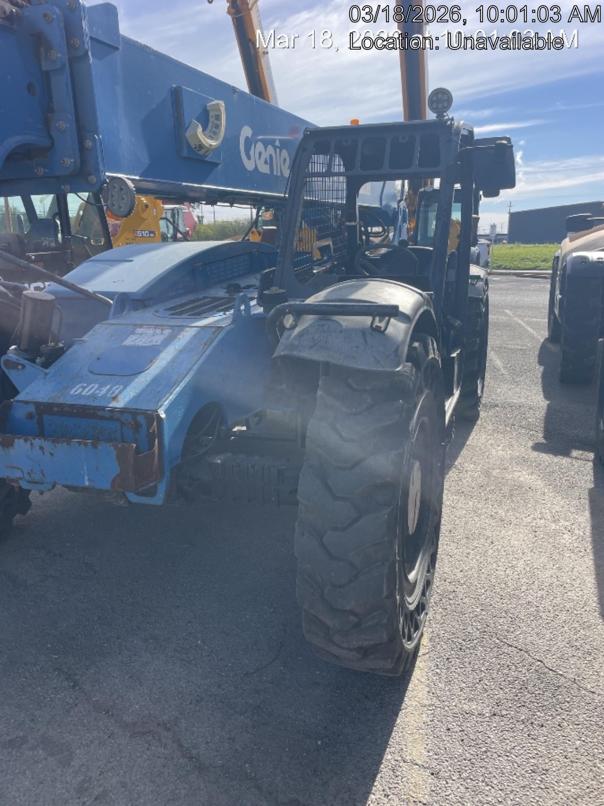 2017 Genie GTH-844 Genie GTH-844, Solid Tires, 60" carriage/forks, Open ROPS, Work Lights