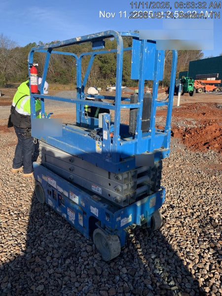 2019 Genie GS-1930 Fixed Rails with Chain Entry