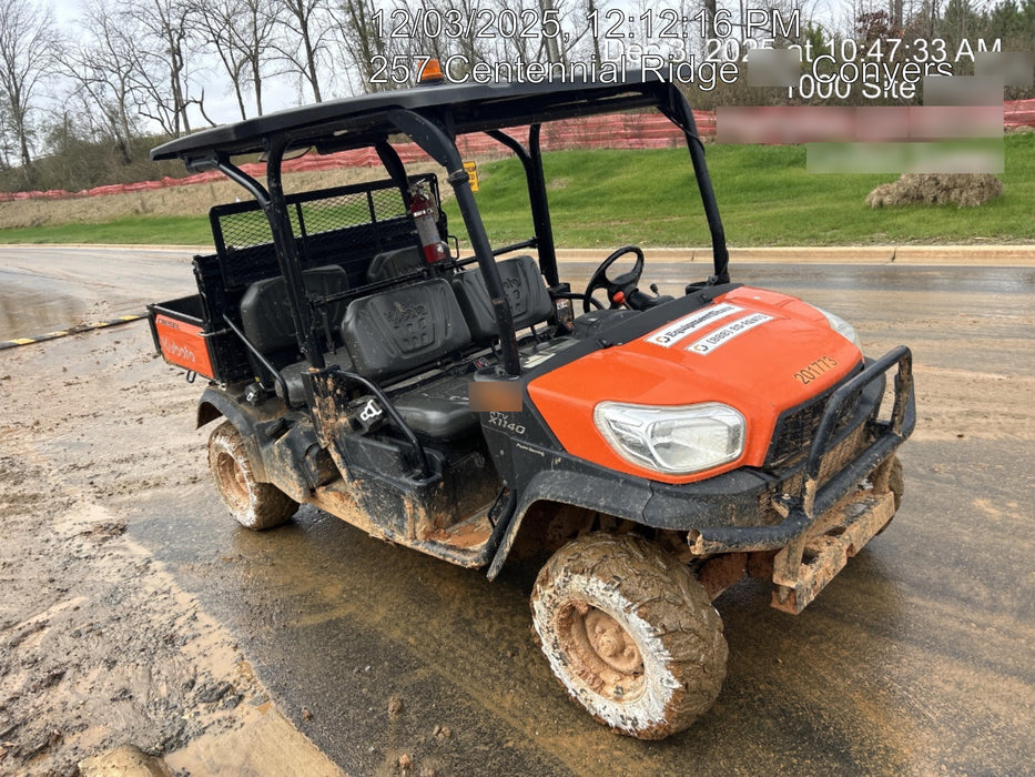 Kubota RTV-X1140W-H Plastic Canopy, Windshield Acrylic Clear, LED Strobe Light, Wire Harness Kit, Back up Alarm