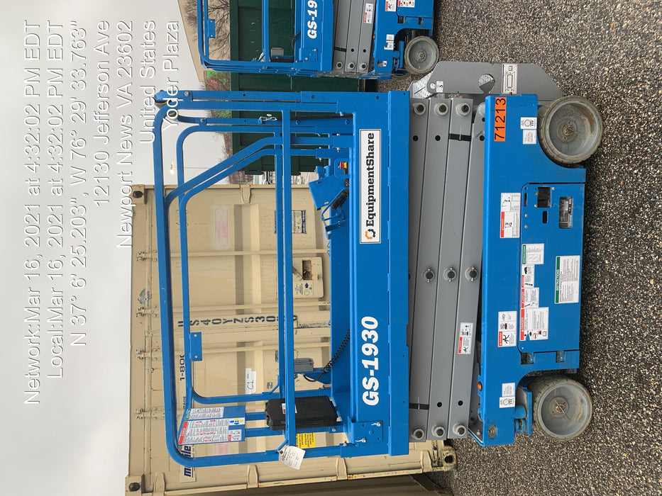 2020 Genie GS-1930 Standard Machine