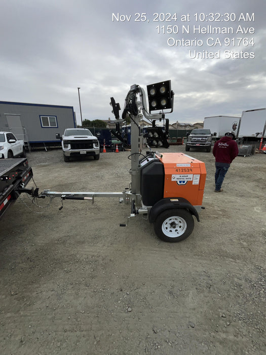 2024 Wanco WLTT-4MM4K Diesel, Deep Sea Controller, Shore Power Plug, Auto Start, (4) 350W LED Floodlights, 4kW Generator, 60 Gal Fuel Tank, 2" Ball, T3