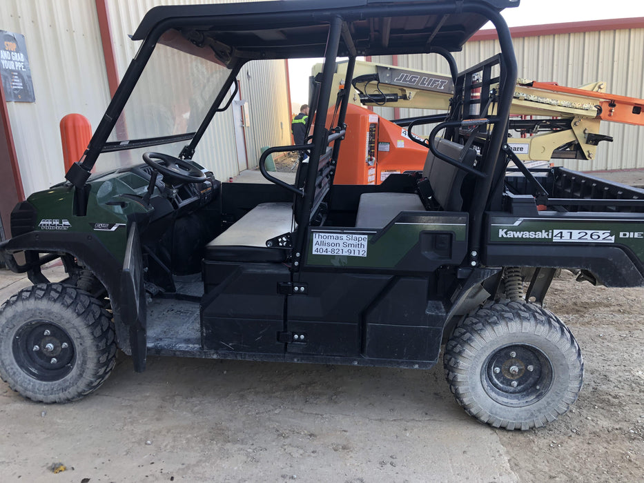 2019 Kawasaki Mule PRO-DXT Standard Options, Backup Alarm, Beacon, Plastic Hard Top, Poly Windshield, Horn Kit