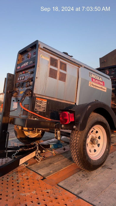 2024 Lincoln Electric LE400 Kubota V1505, Trlr, Cable Rack, Light Kit, ES Decals, T3