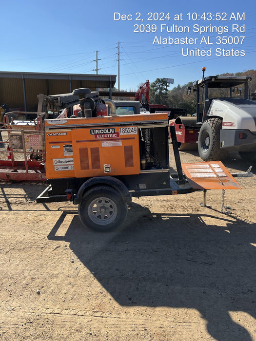 2021 Lincoln Electric Vantage 549X Ready Pak 3, ORANGE (includes trailer, cable rack, fender light kit)