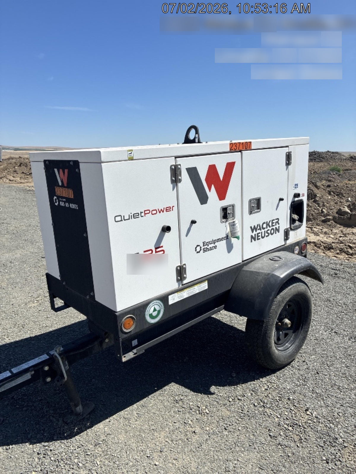 2022 WACKER NEUSON G25