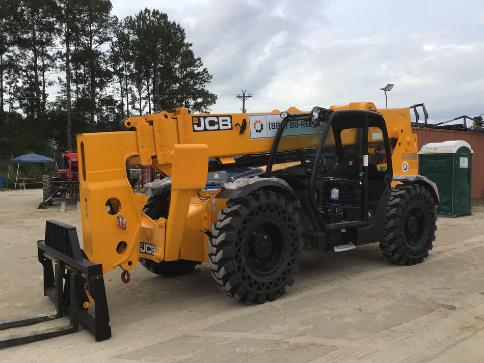 2020 JCB 510-56 Canopy, Solid Tires, Work Lights, Beacon, Aux Hydraulics, Back up Alarm, Lifting Eye, ES Decals