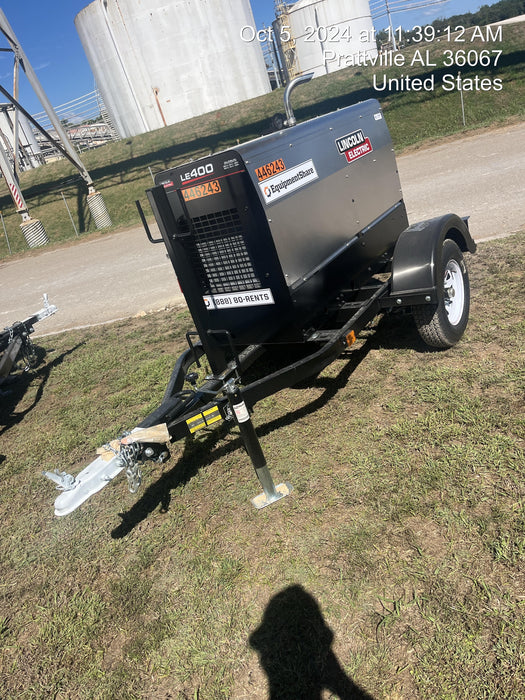 2024 Lincoln Electric LE400 Kubota V1505, Trlr, Cable Rack, Light Kit, ES Decals, T3