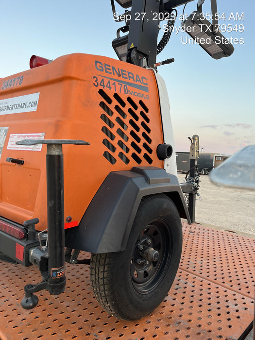 2023 Generac MLT2 Diesel, Flex Switch 120V Input, Powerzone Controller, (4) 320W LED Lights, 4kW Generator, 39.9 Gal Fuel Tank, 2" Ball, T3