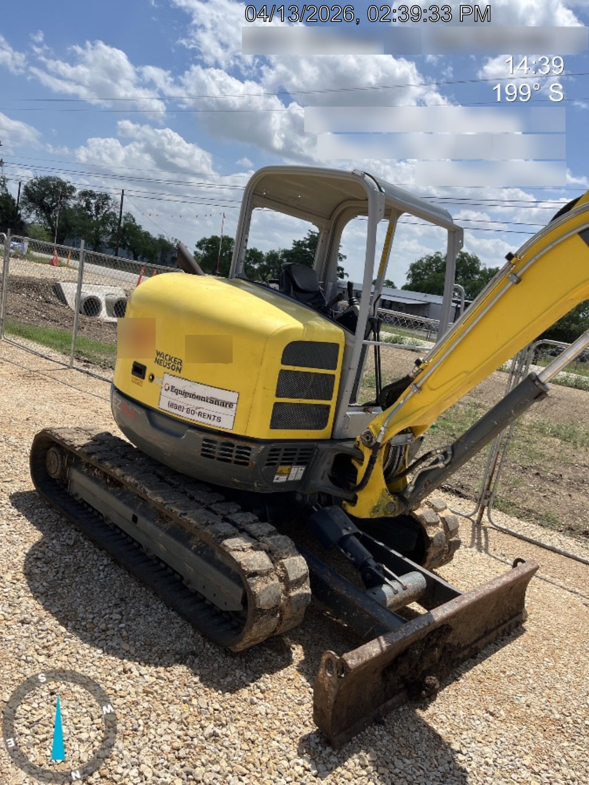 2020 Wacker Neuson EZ53 MX,TRK,LGD,CNPY,PC w/QC Coupler, 12"/18"/24" HD Buckets