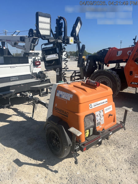 2023 Generac MLT2 Diesel, Flex Switch 120V Input, Powerzone Controller, (4) 320W LED Lights, 4kW Generator, 39.9 Gal Fuel Tank, 2" Ball, T3