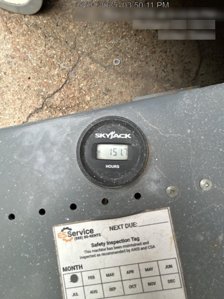2018 Skyjack SJIII-3219 Skyjack SJIII3219 Scissor Lift w/Trojan Batteries