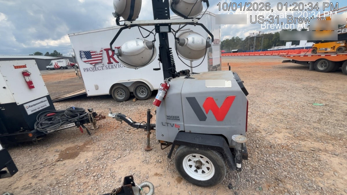 2019 Wacker Neuson LTV6L-MH Wacker Neuson LTV6L Mobile Light Tower w/Fuel Level Sensor Installed