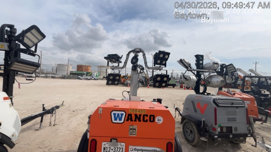 2024 Wanco WLTT-4MM4K Diesel, Deep Sea Controller, Shore Power Plug, Auto Start, (4) 350W LED Floodlights, 4kW Generator, 60 Gal Fuel Tank, 2" Ball, T3