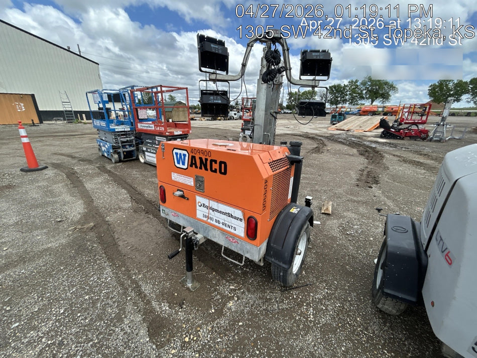 2024 Wanco WLTT-4MM4K Diesel, Deep Sea Controller, Shore Power Plug, Auto Start, (4) 350W LED Floodlights, 4kW Generator, 60 Gal Fuel Tank, 2" Ball, T3