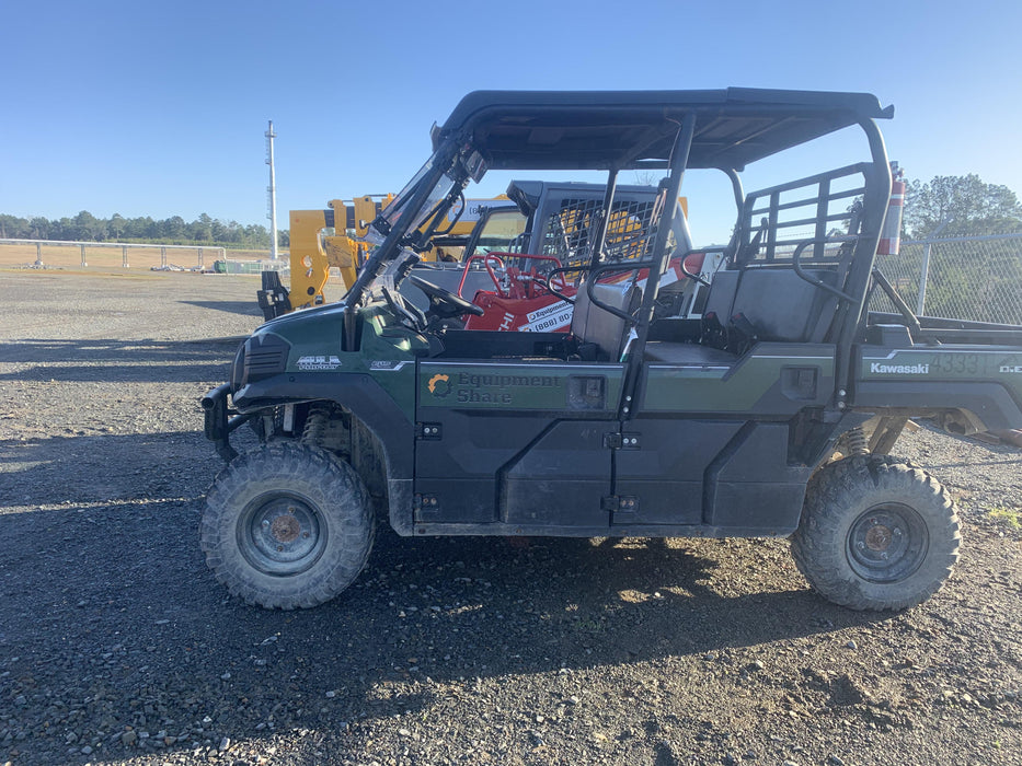 Kawasaki Mule PRO-DXT Standard Options, Backup Alarm, Beacon, Plastic Hard Top, Poly Windshield, Horn Kit