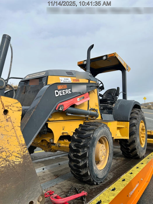 2020 John Deere 210LEP Canopy, 4WD, Second rear hydraulic cylinder, Light Package, Wheel weights