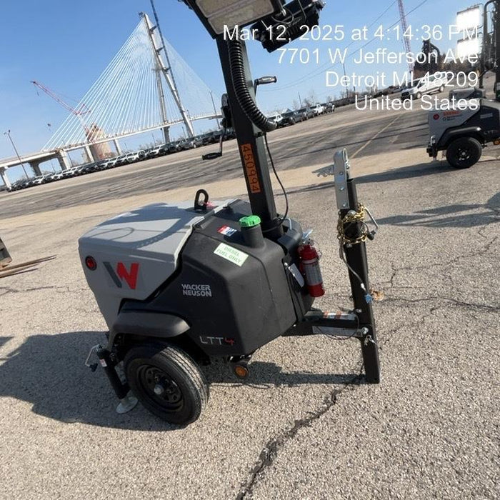 2024 Wacker Neuson LTT4 Diesel, Kohler KDW702, Deep Sea Controller, Auto Start, LED 320W, Bypass Outlet, T3