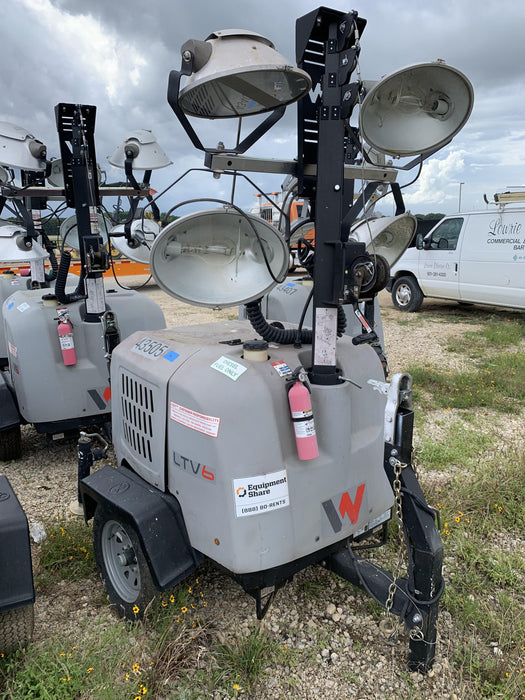 2019 Wacker Neuson LTV6L-MH Wacker Neuson LTV6L Mobile Light Tower w/Fuel Level Sensor Installed