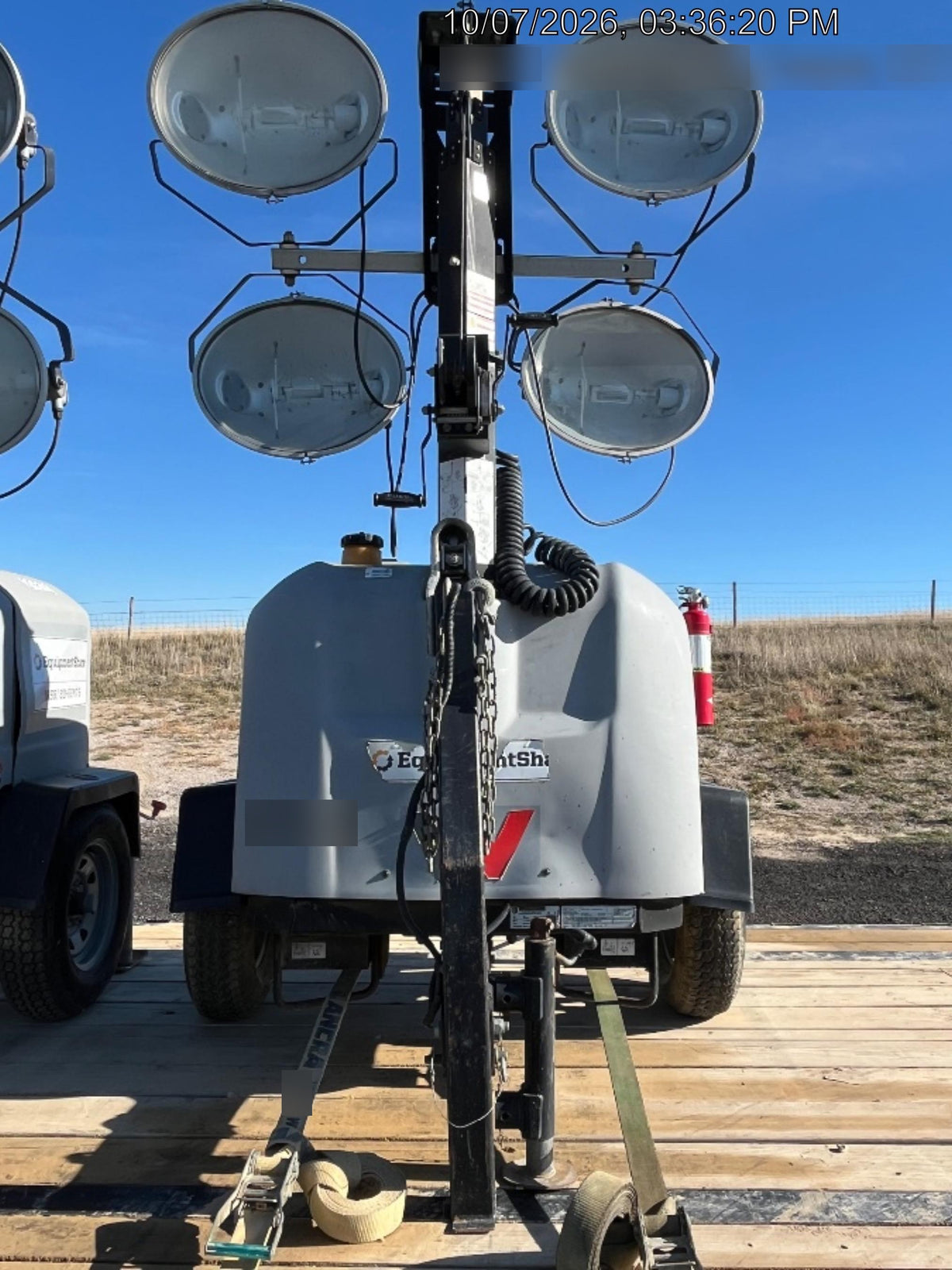 2018 Wacker Neuson LTV6L-MH Wacker Neuson LTV6L Mobile Light Tower w/Fuel Level Sensor Installed