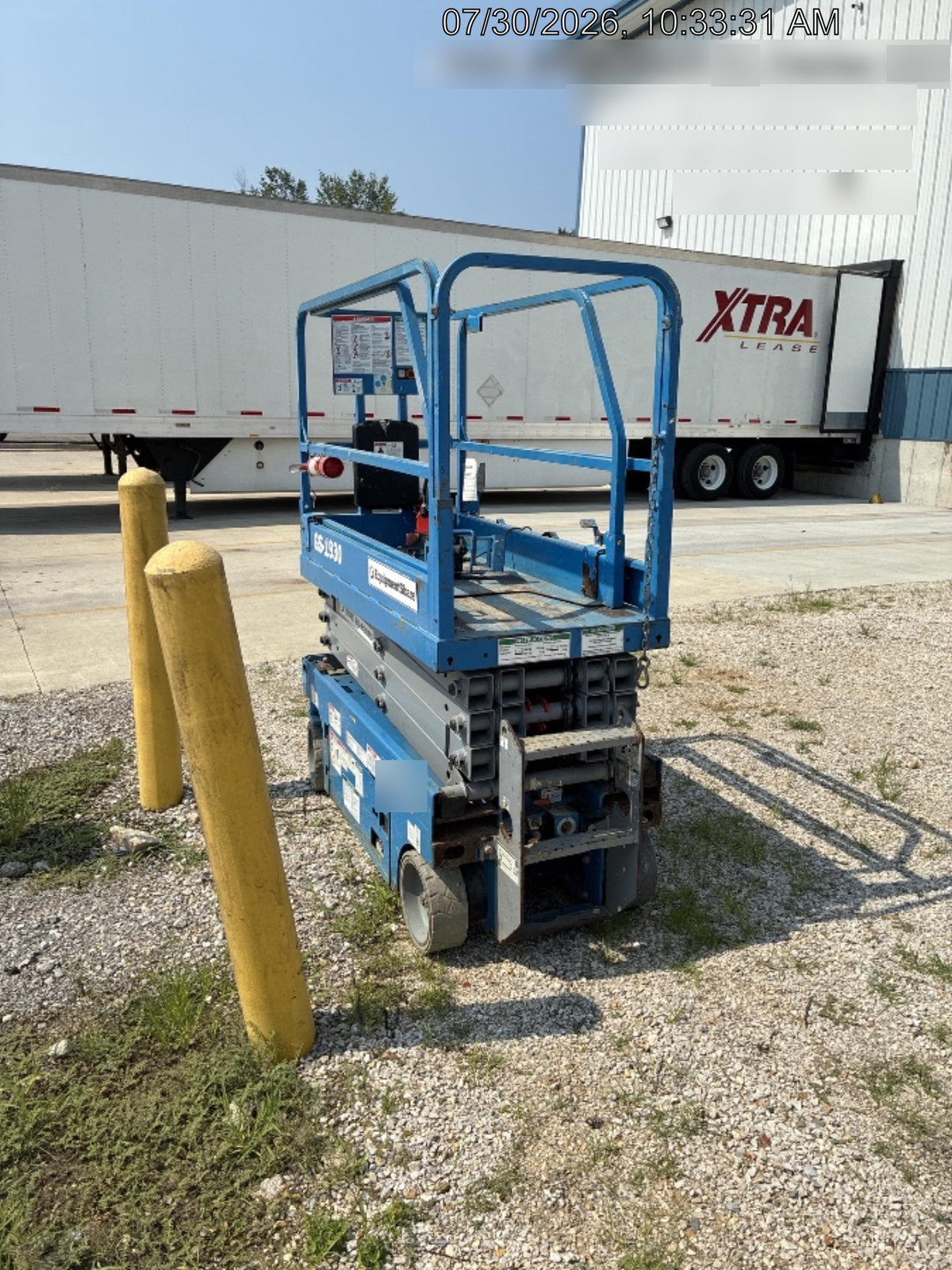 2019 Genie GS-1930 Fixed rails with chain Entry