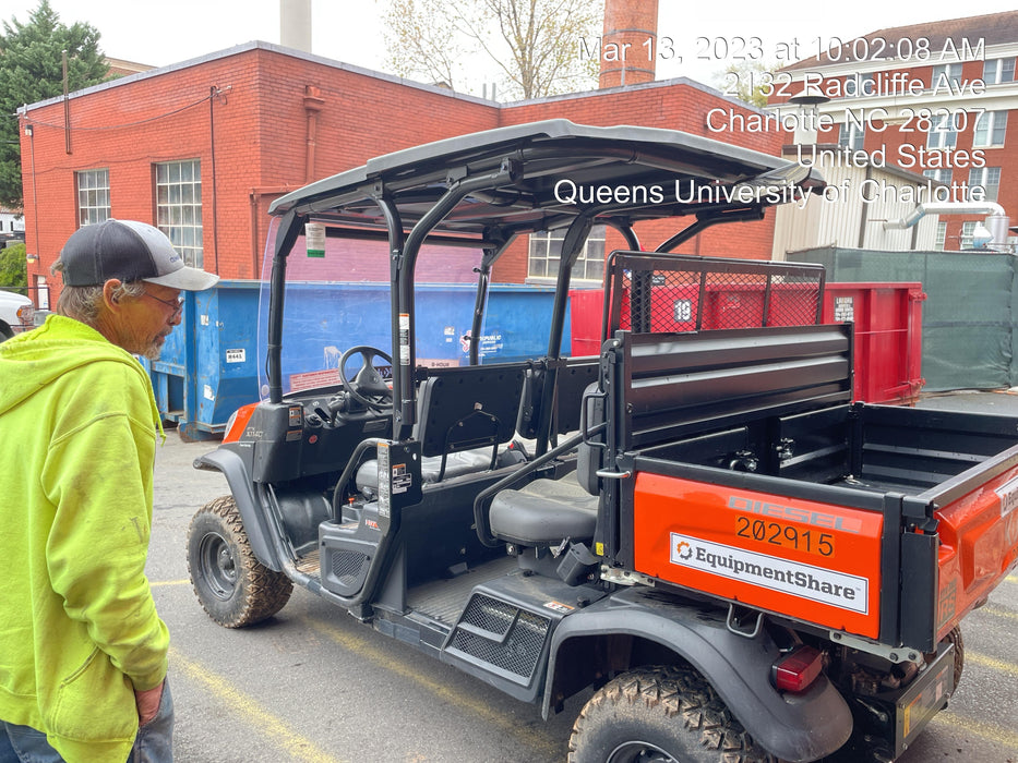 2022 Kubota RTV-X1140W-H Plastic Canopy, Windshield Acrylic Clear, LED Strobe Light, Wire Harness Kit, Back up Alarm