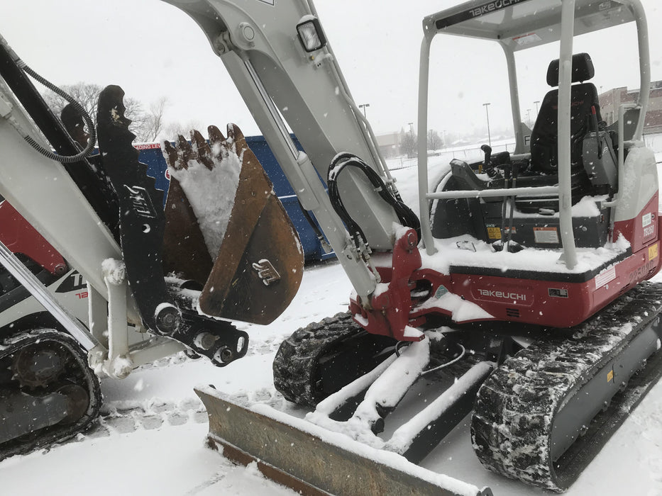 2019 Takeuchi TB260 Takeuchi TB260 Canopy w/Rubber Tracks, Auxiliary Hydraulics, Standard Blade, Manual QC