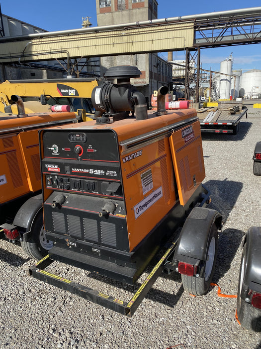 2021 Lincoln Electric Vantage 549X Ready Pak 3, ORANGE (includes trailer, cable rack, fender light kit)