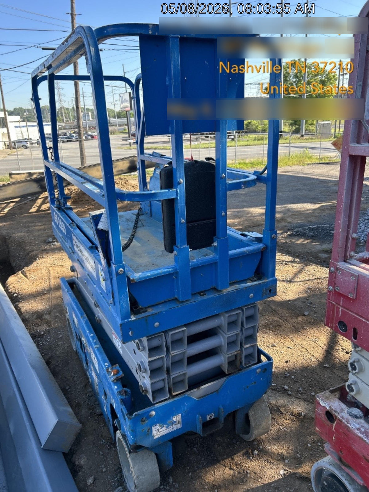 2019 Genie GS-1930 Fixed rails with chain Entry