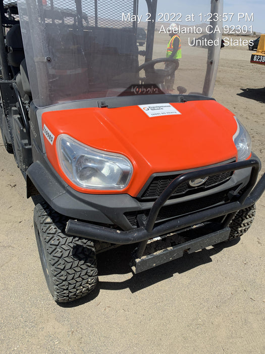 2022 Kubota RTV-X1140W-H Plastic Canopy, Windshield Acrylic Clear, LED Strobe Light, Wire Harness Kit, Back up Alarm
