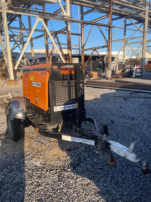 2022 Lincoln Electric LE400 Kubota V1505, Trlr, Cable Rack, Light Kit, ES Decals, T3