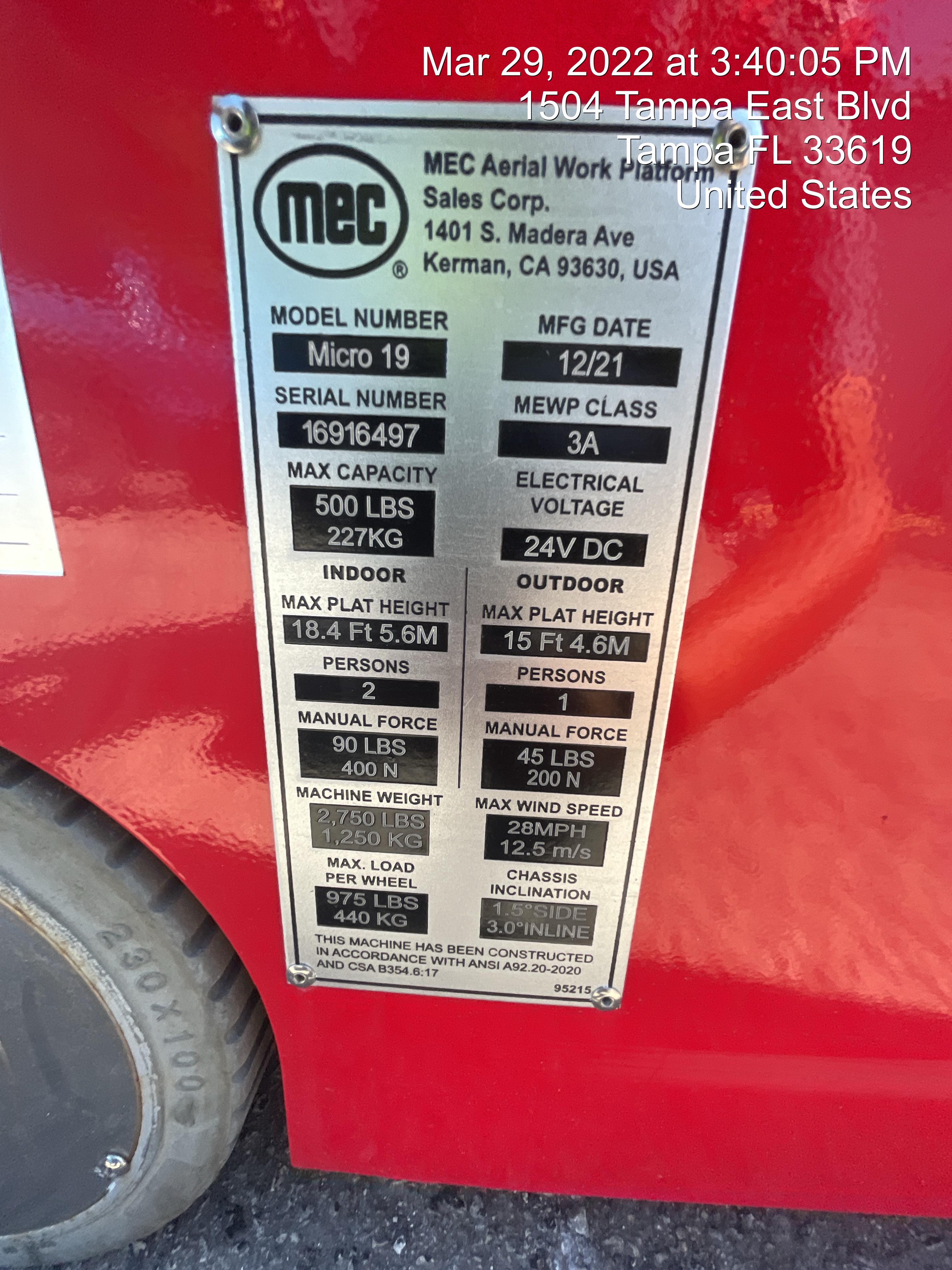 2022 MEC Micro 19