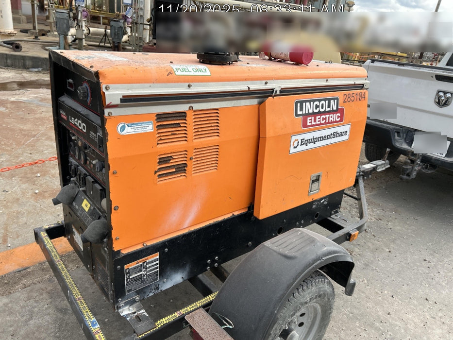 2022 Lincoln Electric LE400 Kubota V1505, Trlr, Cable Rack, Light Kit, ES Decals, T3