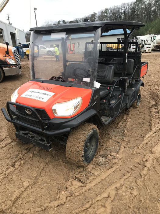 2021 Kubota RTV-X1140W-H Plastic Canopy, Windshield Acrylic Clear, LED Strobe Light, Wire Harness Kit, Back up Alarm