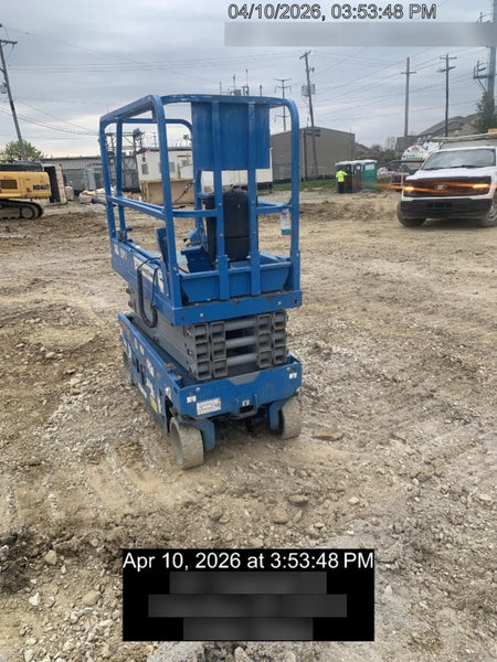 2019 Genie GS-1930 Fixed Rails with Chain Entry